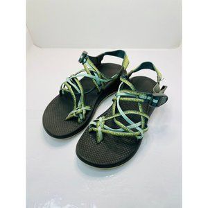 Chaco ZX3 Green Turquoise Sandals W10